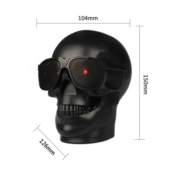 2018 New Wireless Bluetooth Speaker Sunglass Skull Speaker Mobile Subwoofer Multipurpose Speaker