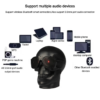 2018 New Wireless Bluetooth Speaker Sunglass Skull Speaker Mobile Subwoofer Multipurpose Speaker - Image 2