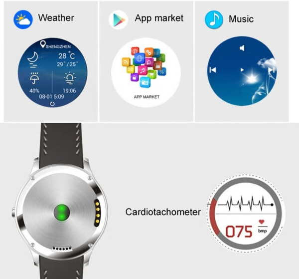 X1 Smart watch Android 4.4 MTK 6572 Dual core Nano SIM BT 4.0 GPS WIFI - Image 2