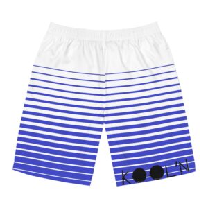 Kool'n Striped Men’s Board Shorts - Stylish Swimwear for Beach Days